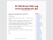 Tablet Screenshot of news.kcrohrbruch.de